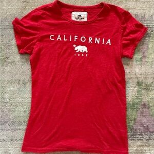 2000’s California red tee lose fit